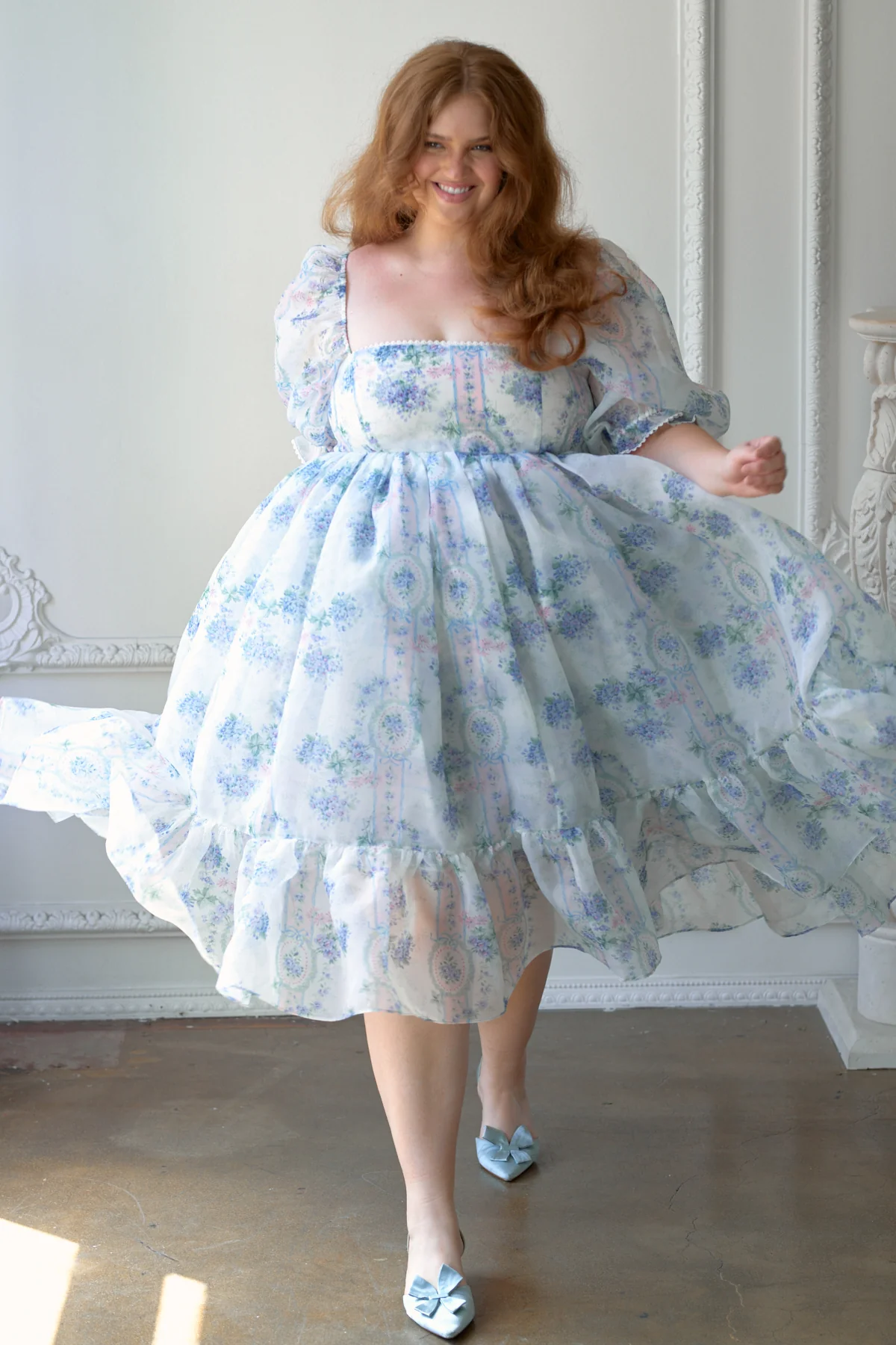 La Belle Etoile Organza French Puff Dress - Image 5