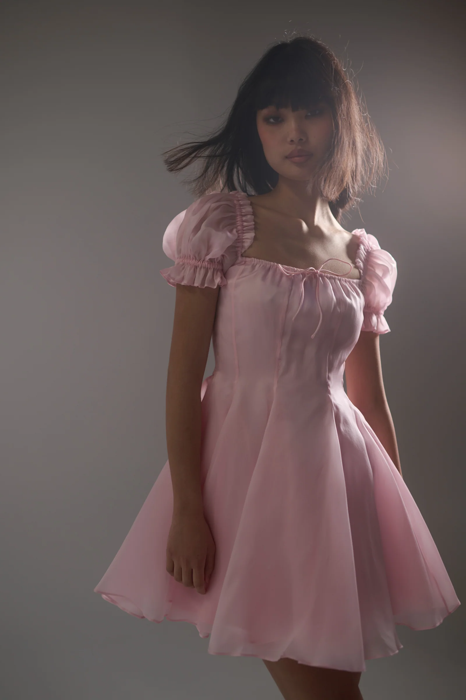 The Baby Soft Silk Mini Garden Party Dress - Image 2