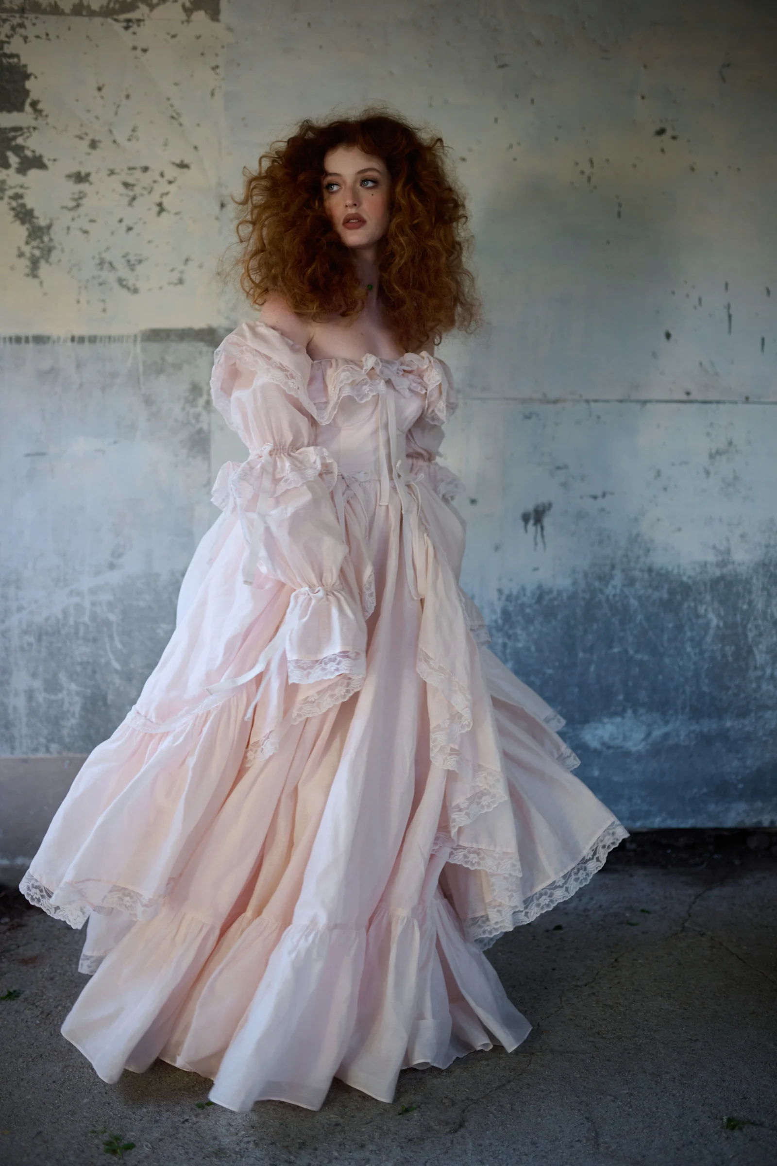 The Blush Silk Organdy Waltz Gown - Image 10