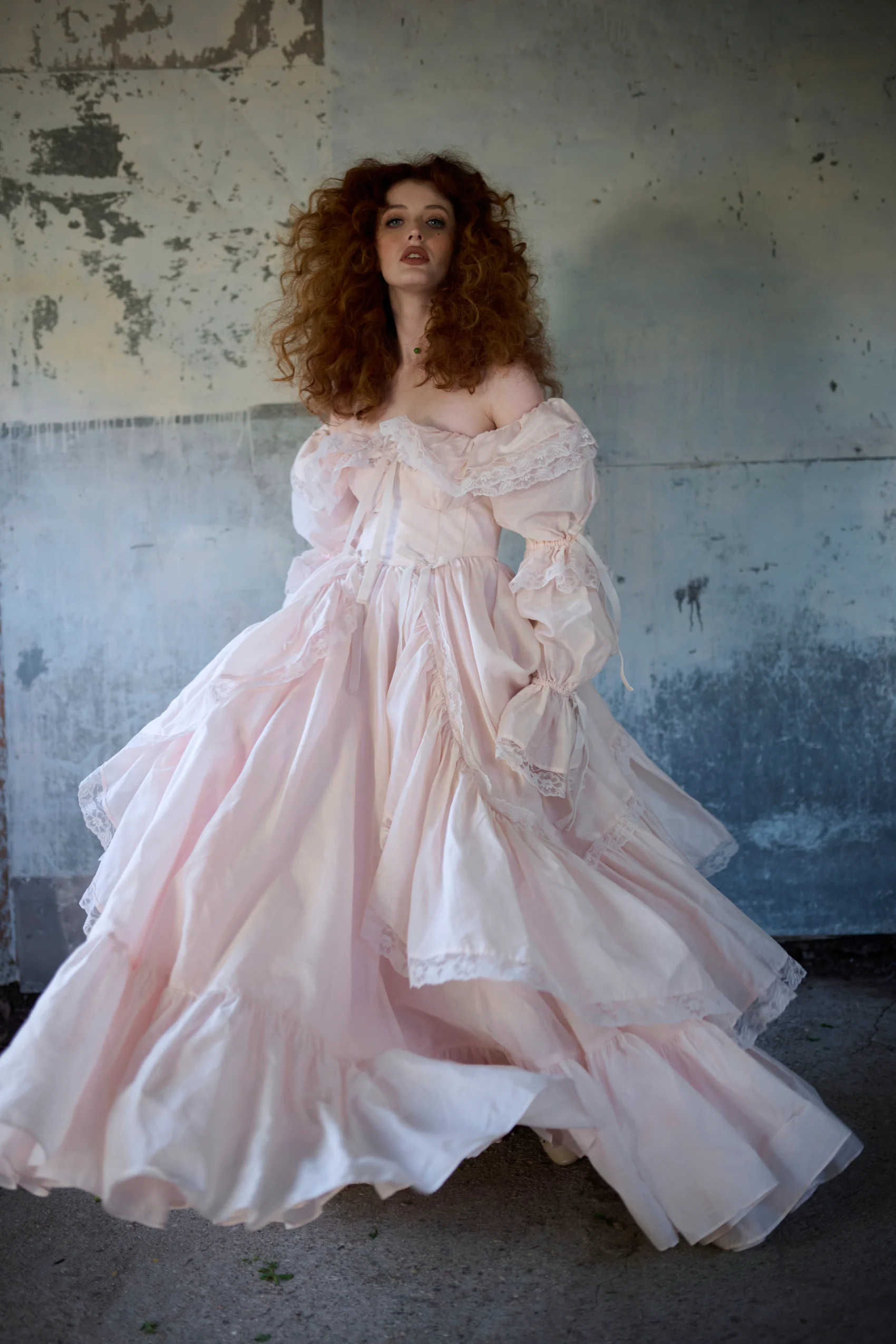 The Blush Silk Organdy Waltz Gown - Image 4