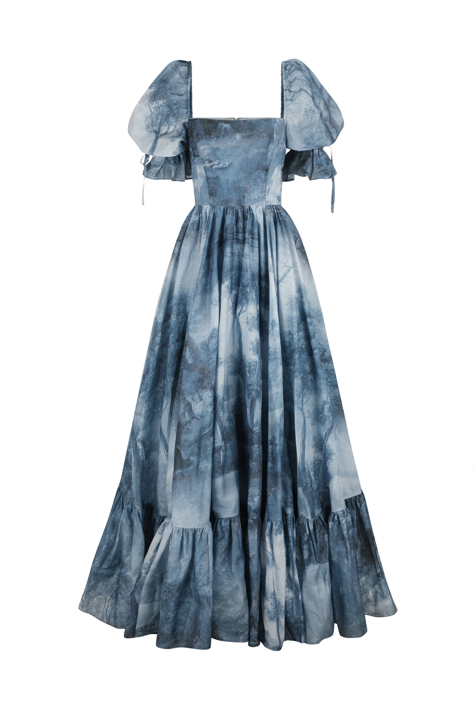 The British Toile Landscape Fanfiction Gown