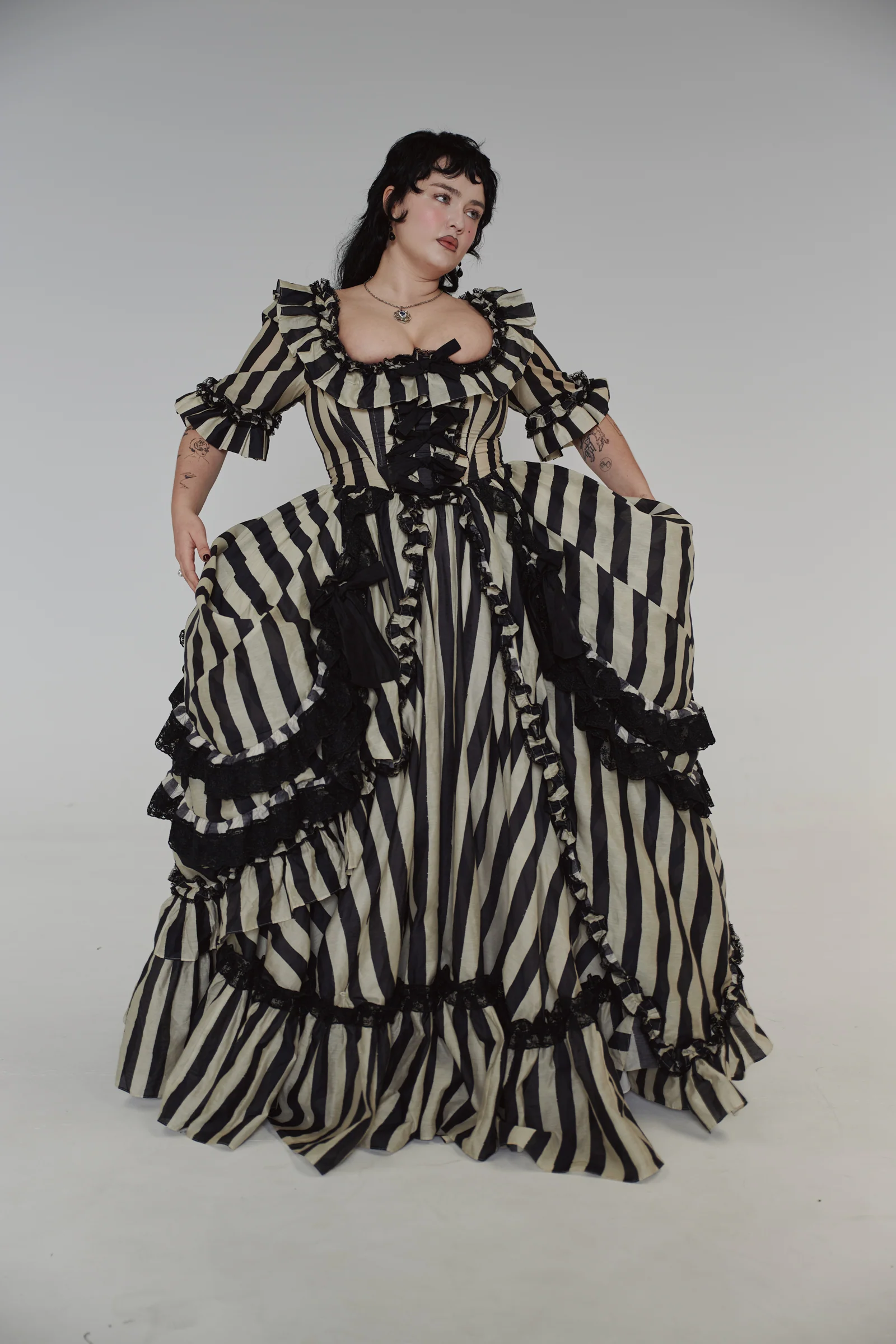 The Buccaneer Silk Organdy Antoinette Gown - Image 2
